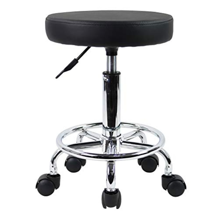 Spa & Wellness Hotel Diamond Ustroń - PU Leather Round Rolling Stool with