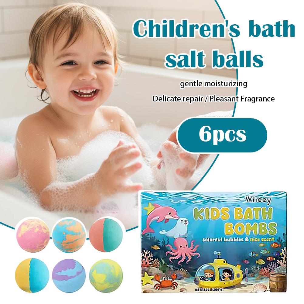 6Pcs Kids Bubble Bath Bombs Se - Spa And Wellness reseña y precio