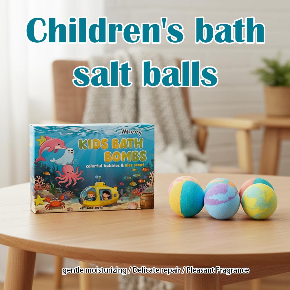 6Pcs Kids Bubble Bath Bombs Se - Spa And Wellness reseña y precio