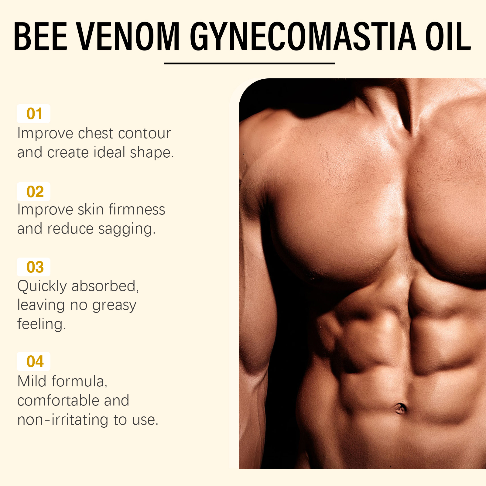 Bee Venom Men's Chest Massage  - Spa And Wellness reseña y precio