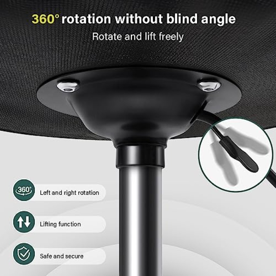 Square Swivel Stool with Wheel - Spa & Wellness Hotel Diamond Ustroń reseña y precio