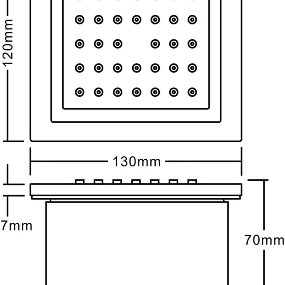 4-Piece Solid Brass Square Sho - Spa & Wellness Hotel Diamond Ustroń reseña y precio