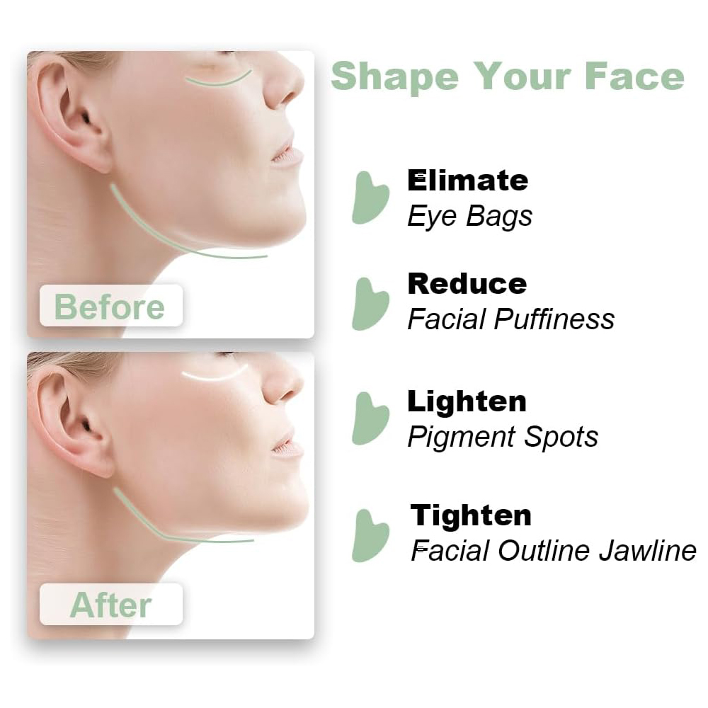 1PCS Natural Glass Jade Scrapi - Spa And Wellness reseña y precio