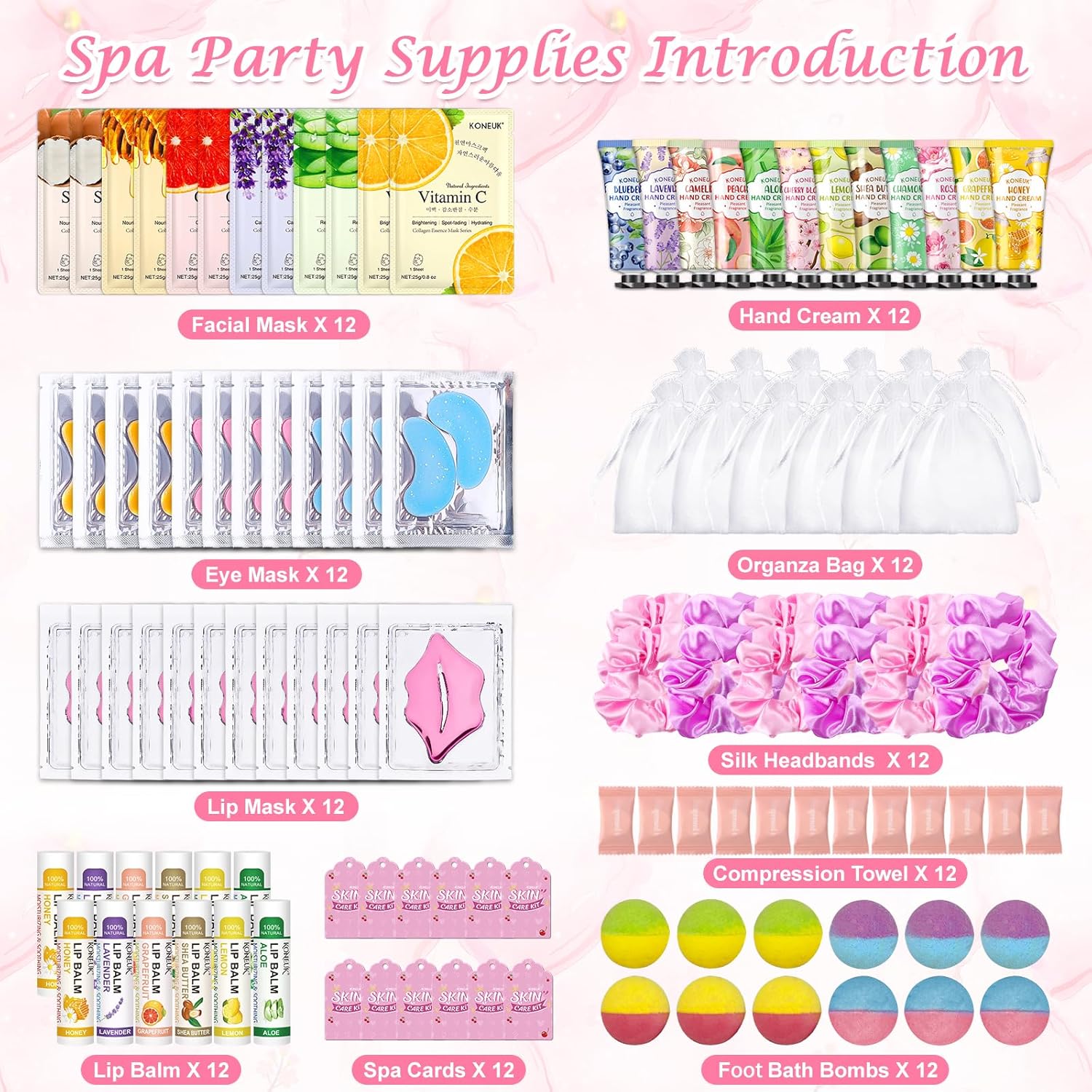 Spa Party Supplies Kit with 12 - Spa & Wellness Hotel Diamond Ustroń reseña y precio