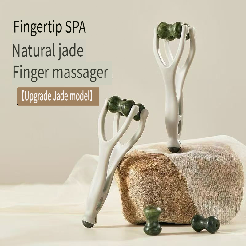 1pc Natural Jade Finger Massag - Spa Wellness Nature reseña y precio