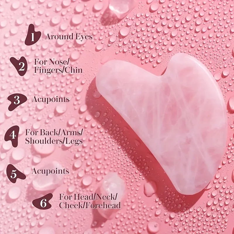 Natural Rose Quartz Heart Gua  - Spa Wellness Nature reseña y precio